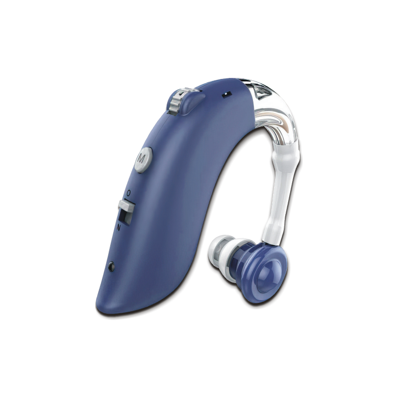 HAP-76BT Bluetooth Rechargeable BTE Hearing Aid Blue 01